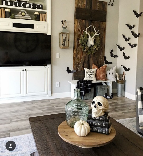 Creeping it real with some amazing Farmhouse Halloween Decor ideas!