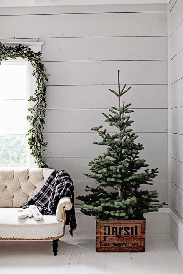 shabby chic farmhouse christmas decor