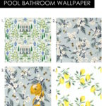 NEW HOUSE: Pool Bath Wallpaper Options