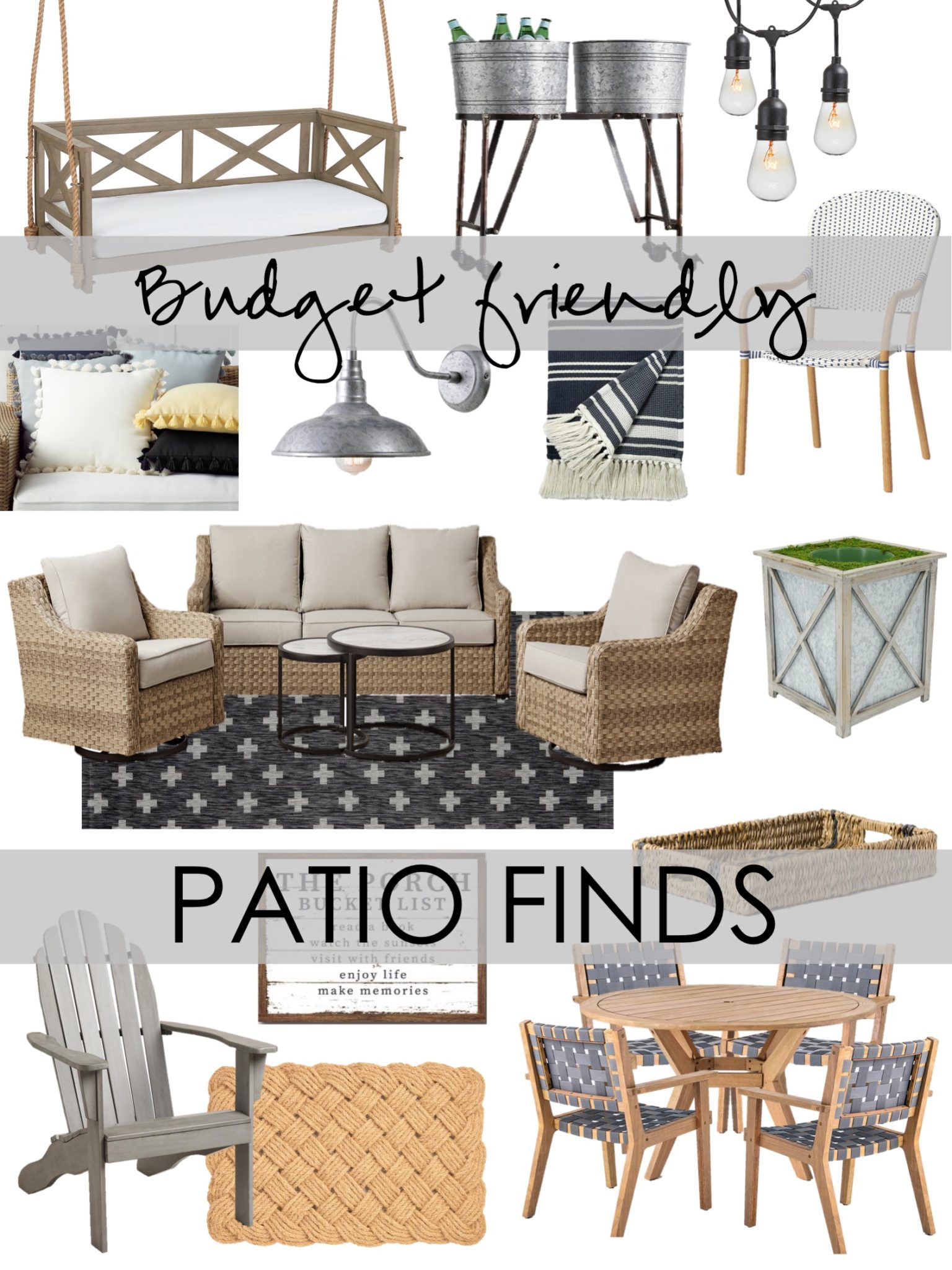 Budget Friendly Patio Finds House of Hargrove