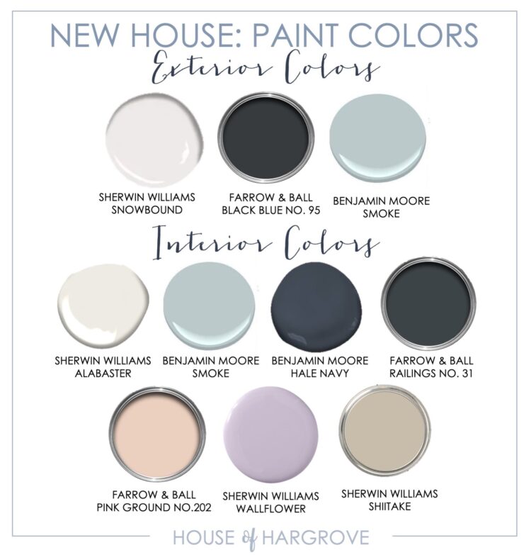 NEW HOUSE: Paint Colors - House of Hargrove